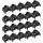 InLine® RJ45 Portblocker, 20 Blocker Nachfüllpack, schwarz