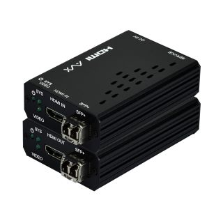 UHD+ HDMI AV over Fiber Extender (4K@60 444 up to 30KM) - Cypress VEX-X1102T-B0F & VEX-X1102R-B0F
