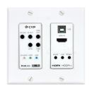 UHD HDMI AV over IP Transmitter with USB/KVM (2Gang US) -...