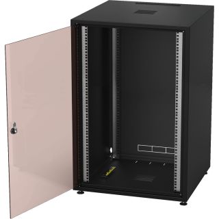 Professionelles Studiorack, 18 HE, RACK-18GD/SW