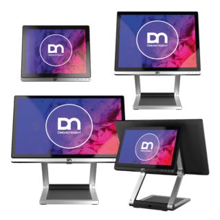 Diebold Nixdorf D1000 Serie, 38,1cm (15), Projected Capacitive, USB, USB-C, schwarz