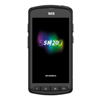 M3 Mobile SM20, 2D, SF, 12,7cm (5), GPS, Disp., USB, BT (5.1), WLAN, 4G, NFC, Android, GMS, RB, schwarz