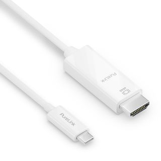Premium Aktives 4K USB-C / HDMI Kabel ? 2,00m, wei