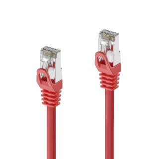 Cat.6a Patchkabel, RJ45, S/FTP, LSZH ? 3,00m, rot