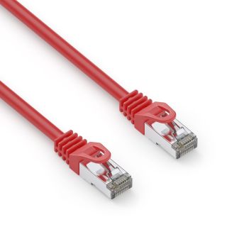 Cat.6a Patchkabel, RJ45, S/FTP, LSZH ? 3,00m, rot