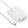 Premium Aktives 2K mini DisplayPort / DVI Kabel - 1.50m, weiß