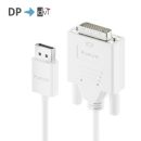 Premium Aktives 2K DisplayPort / DVI Kabel - 1.50m,...