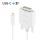 Premium Aktives 2K USB-C / DVI Kabel - 1.50m, weiß