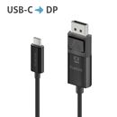 Premium 4K USB-C / DisplayPort Kabel ? 1,50m, schwarz