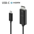 Premium Active 4K USB-C / HDMI Kabel - 2.00m, schwarz