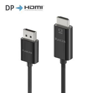Premium Aktives 4K DisplayPort / HDMI Kabel ? 1,50m, schwarz