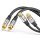 2x RCA Stereo Audio Verlängerung 7,5m