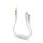 3.5mm auf 2x 3.5mm Headset Audio Adapterkabel, weiß, 0.25m