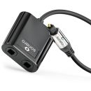 Premium optischer S/PDIF Toslink Audio Splitter –...