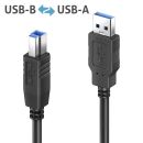 Premium Aktiv USB 3.2 USB-A / USB-B Kabel - 5,00m