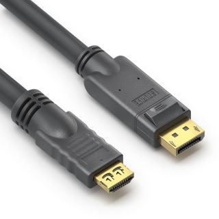 Aktives 4K DisplayPort / HDMI Kabel ? 2,00m