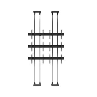 Boden-Decken-Halterung, modular 2x3, für 42-47" Bildschirme