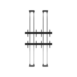 Boden-Decken-Halterung, modular 2x2, für 50-57" Bildschirme