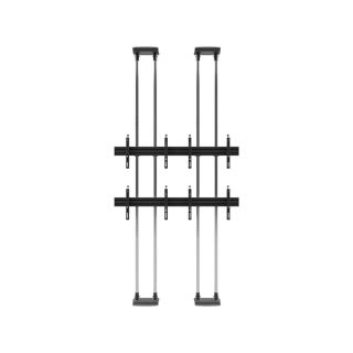 Boden-Decken-Halterung für 4x 42-47" Bildschirme