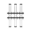 Boden-Decken-Halterung, modular 3x3, für 50-57"...