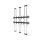 Boden-Decken-Halterung, modular 3x3, für 50-57" Bildschirme