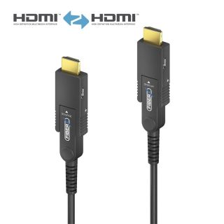 4K Premium High Speed HDMI / Micro HDMI AOC Glasfaserkabel - 50.0m, schwarz