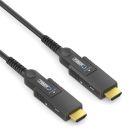 4K Premium High Speed HDMI / Micro HDMI AOC Glasfaserkabel - 50.0m, schwarz
