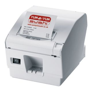 Star TSP743II, HI X, 8 Punkte/mm (203dpi), Cutter, USB, grau
