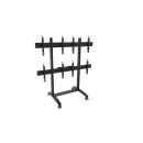 Mobiler Videowand-Wagen, modular 2x2, für 42-47" Bildschirme