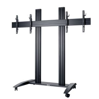 Videokonferenz-Trolley für zwei 42-55"-Bildschirme