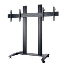 Videokonferenz-Trolley für zwei 42-55"-Bildschirme