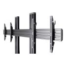 Videokonferenz-Trolley für zwei 42-55"-Bildschirme