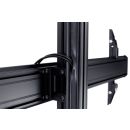 Videokonferenz-Trolley für zwei 42-55"-Bildschirme