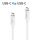 Premium USB4 Gen2x2 USB-C Kabel - 20Gbps, 240W, 4K60 - 1.00m, weiß