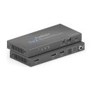 1x2 HDMI 2.1 Splitter - 48Gbps mit Scaler und Audio De-Embedding