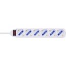 InLine® Steckdosenleiste ITALIEN, 6-fach, mit...