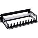 InLine® 19" Schutzschalterleiste 3HE, mit tiefenverstellbarer Hutschiene