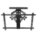 InLine® Premium Aluminium Wandhalterung, für Flach-TV (37-80"), schwarz