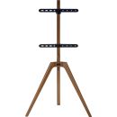InLine® woodstand TV-Standfuß, Dreibein, für LED-TV 45"-65" (114-165cm)