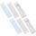 InLine® Slatwall Befestigungskit, für Tischhalterung Panel, 2er Set
