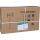 InLine® TV-Standfuß, Höhe einstellbar, für LED-TV 37"-70" (94-178cm), max. 40kg