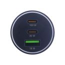 InLine® USB KFZ Stromadapter Power Delivery, 2x USB-C + QC 3.0 USB-A, schwarz