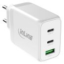 InLine® USB PD Netzteil, GaN Ladegerät, 3-Port,...