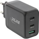 InLine® USB PD Netzteil, GaN Ladegerät, 3-Port,...