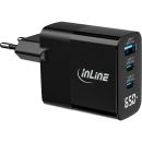 InLine® USB PD Netzteil, GaN Ladegerät, 3-Port,...