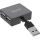 InLine® USB 2.0 4-Port Hub, USB-A Stecker auf 4x USB-A Buchse, Kabel 4cm