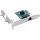 InLine® Gigabit Netzwerkkarte, 1x RJ45 1Gb/s, PCIe x1, low profile Slotblech
