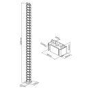 InLine® Kabelkanal flexibel für höhenverstellbare Tische, 4 Kammern, schwarz