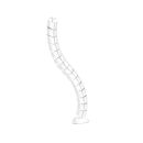 InLine® Kabelkanal flexibel, vertikal für...