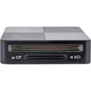 InLine® USB 3.2 Multi Cardreader Hub, SD/TF/MS/XD/CF, 3-Port USB-A, Dual